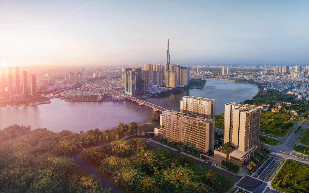 Phối cảnh tổng thể The River Thủ Thiêm