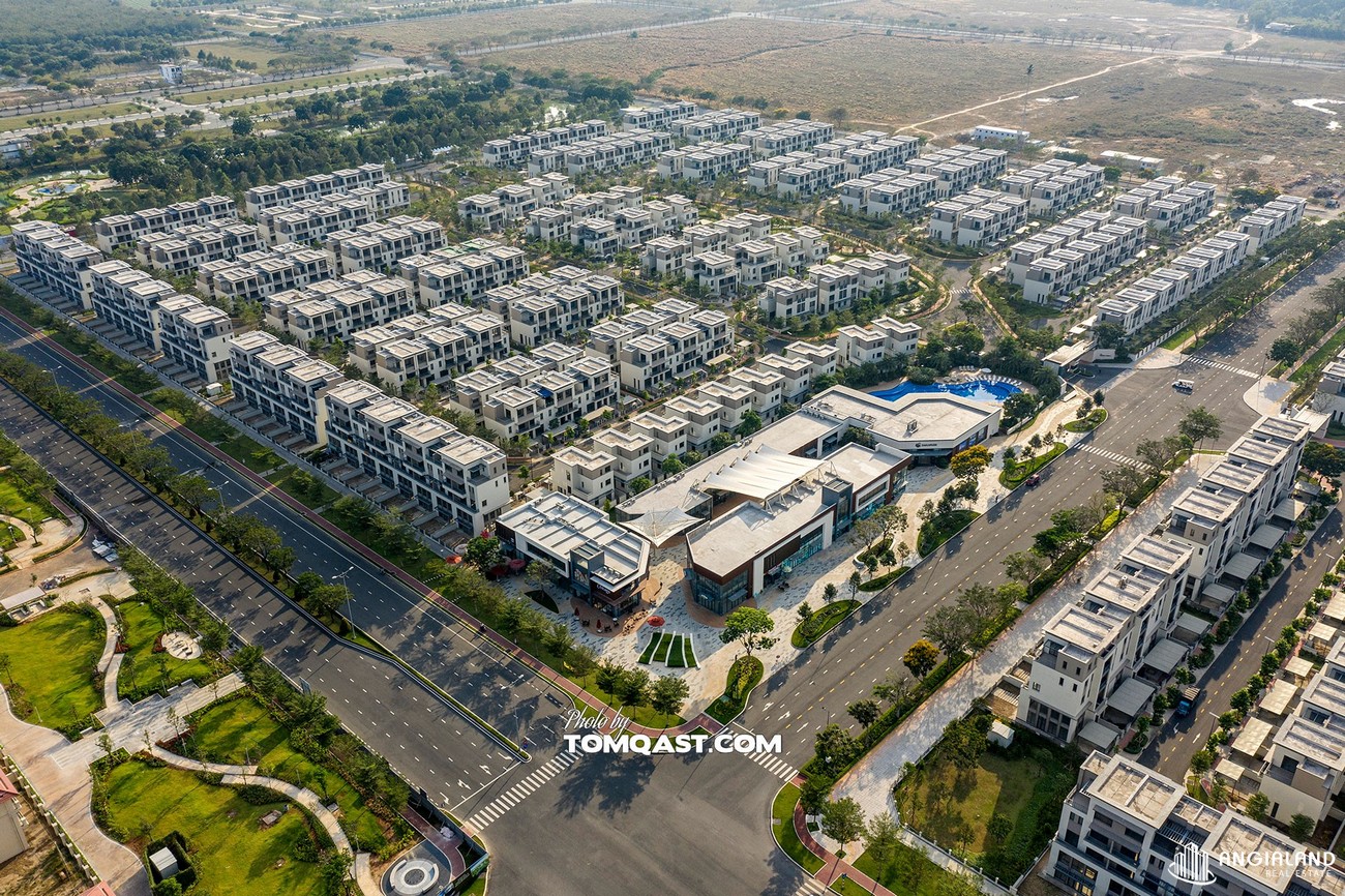 Phối cảnh tổng thể dự án Nhà Phố Biệt Thự Swan Park Nhơn Trạch Đường Đường số 7 chủ đầu tư CFLD