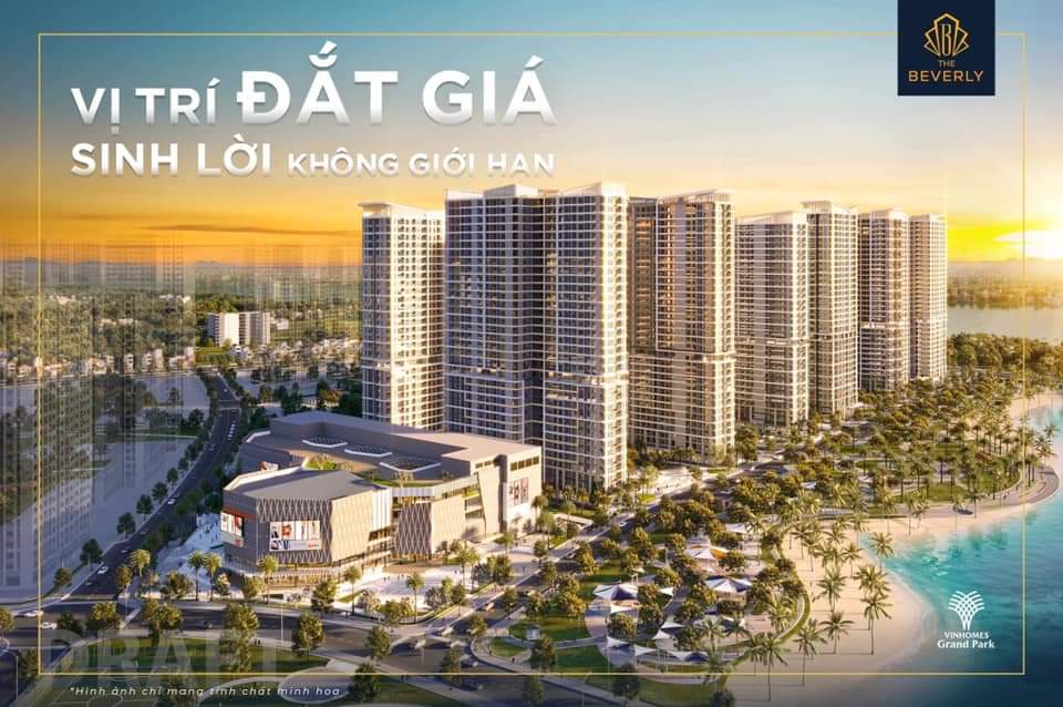 Phối cảnh The Beverly view trực diện công viên 36ha