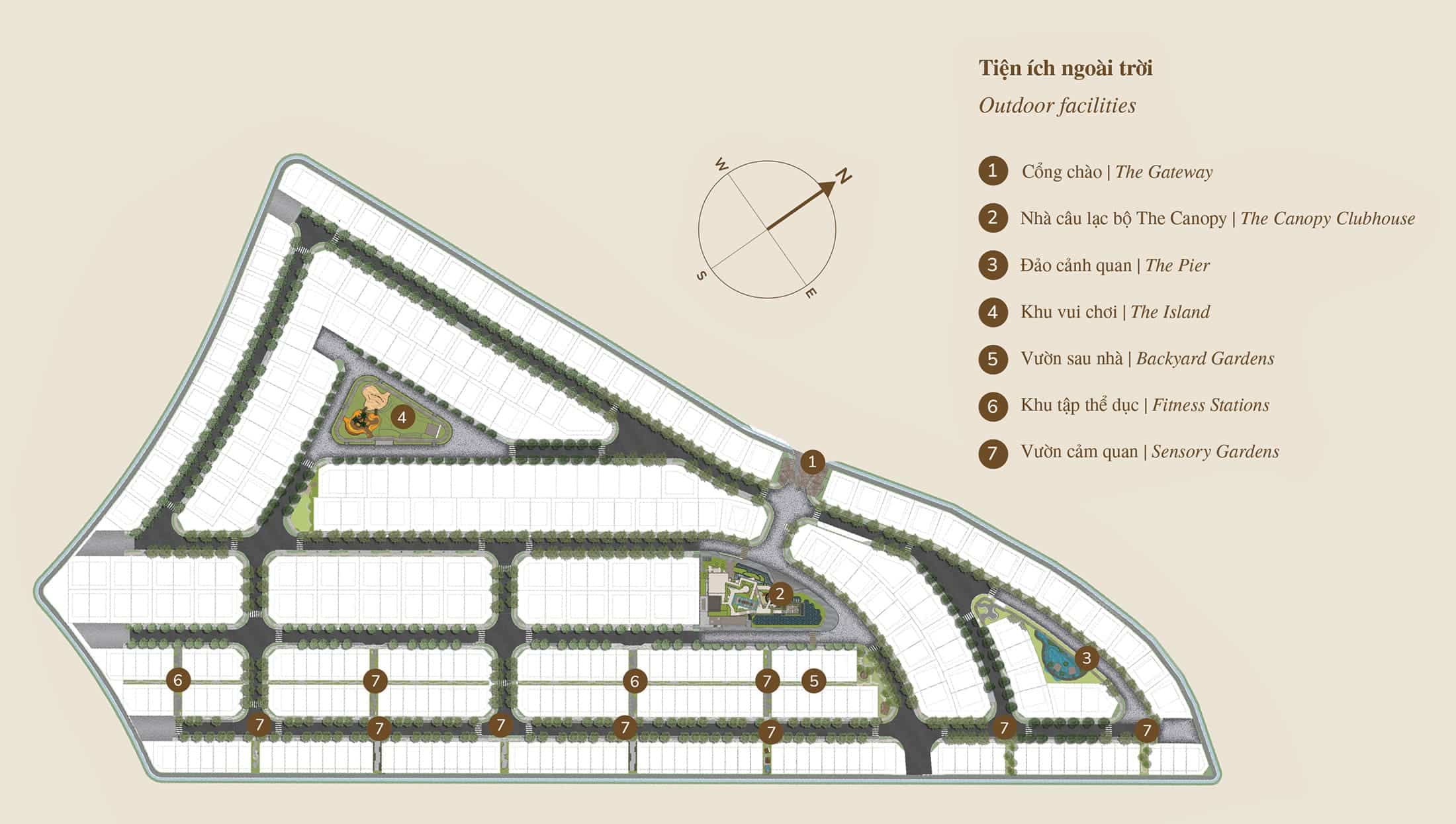 Mặt bằng tiện ích tại phân khu The Orchard thuộc dự án Sycamore Capitaland. Mặt bằng tiện ích tại phân khu The Orchard thuộc dự án Sycamore Capitaland.